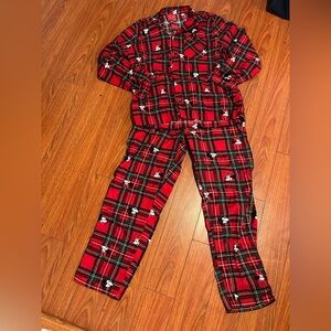 Men’s Old Navy Disney Plaid Pajamas Large